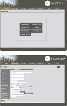 Lounge Access Booking System
